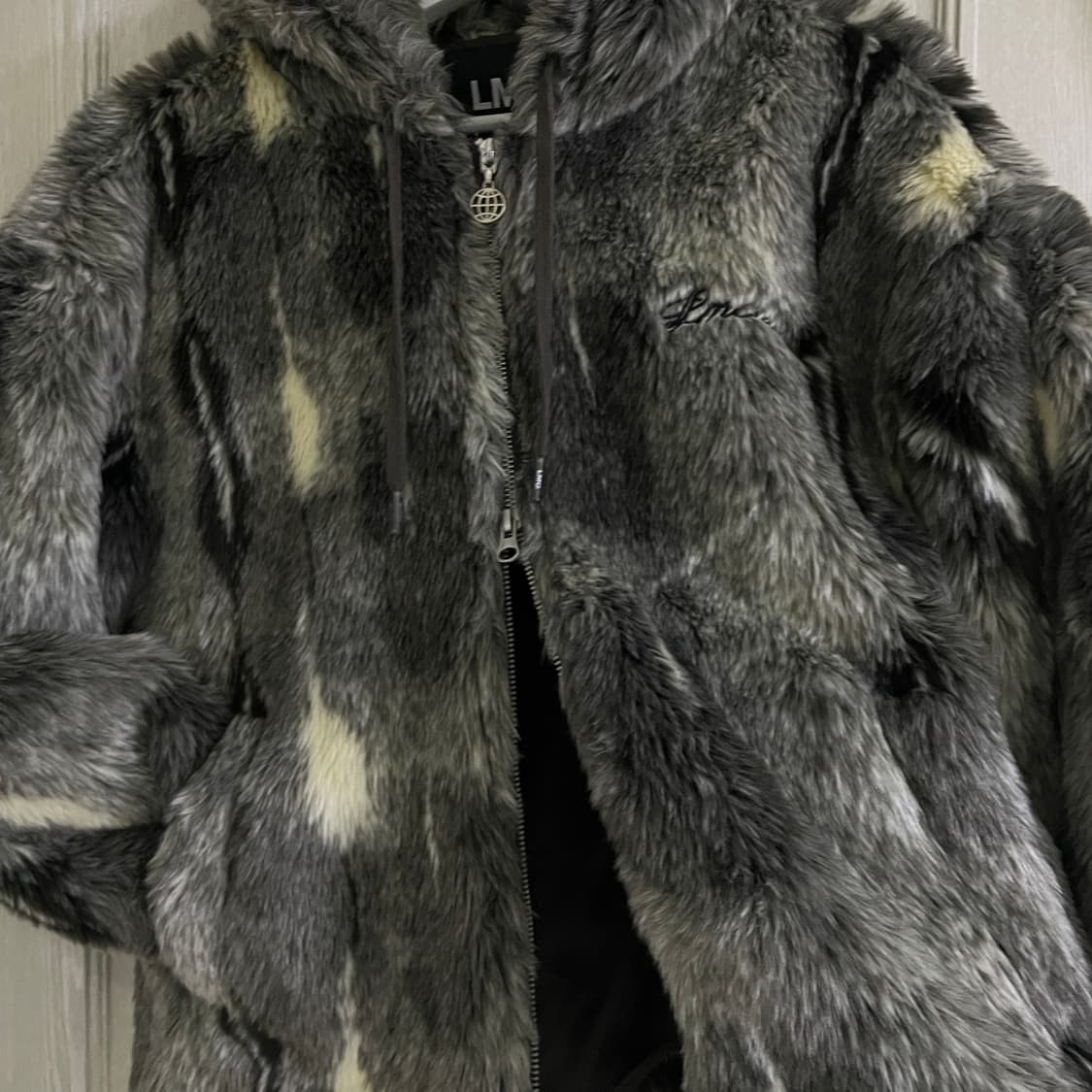 [s] lmc 퍼 헤비 숏점퍼 털 후드집업자켓 엘엠씨 상품이미지4