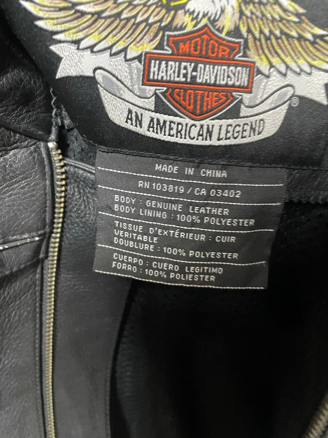 할리데이비슨 가죽자켓 상품이미지3