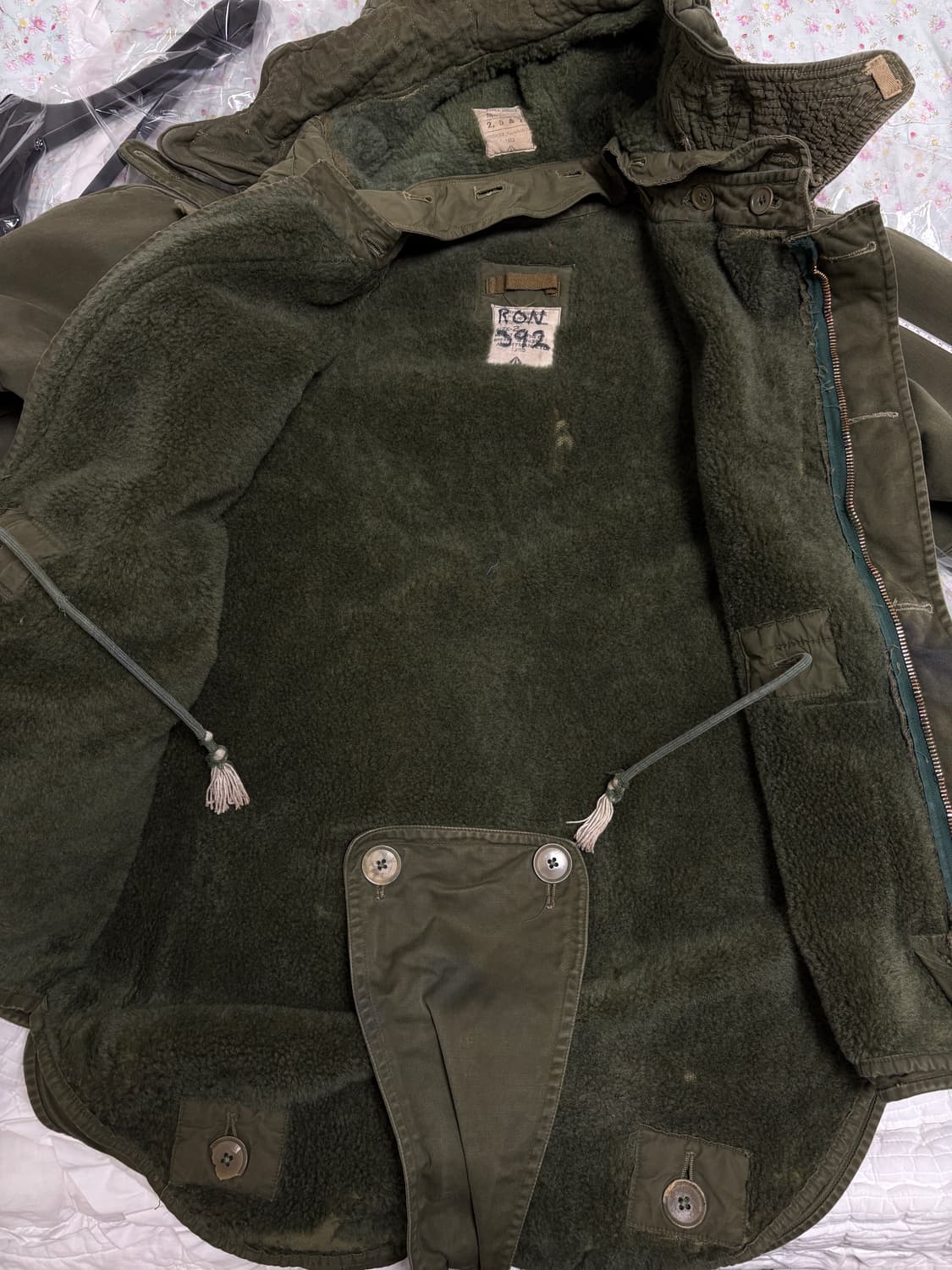 한국전쟁 영국군 미들 파카, 내피포함 (1953년,105상당, 세탁완료) 상품이미지10