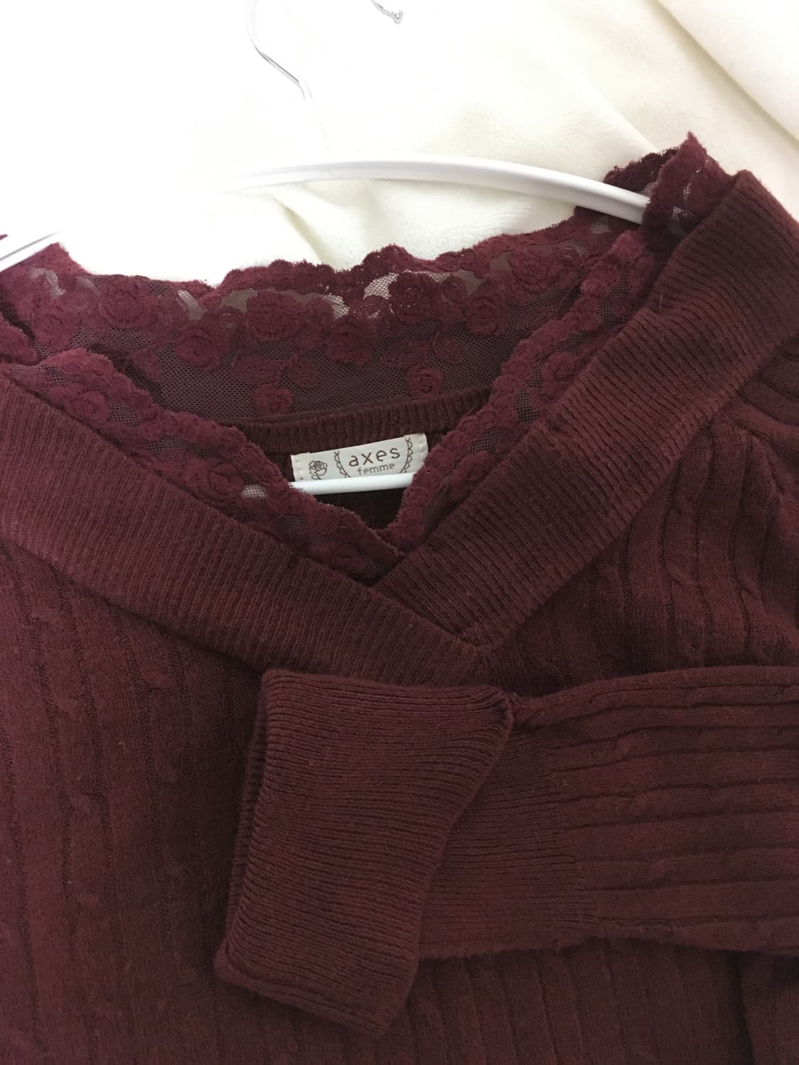 (vtg) 엑시즈팜 레이스 니트 상품이미지2