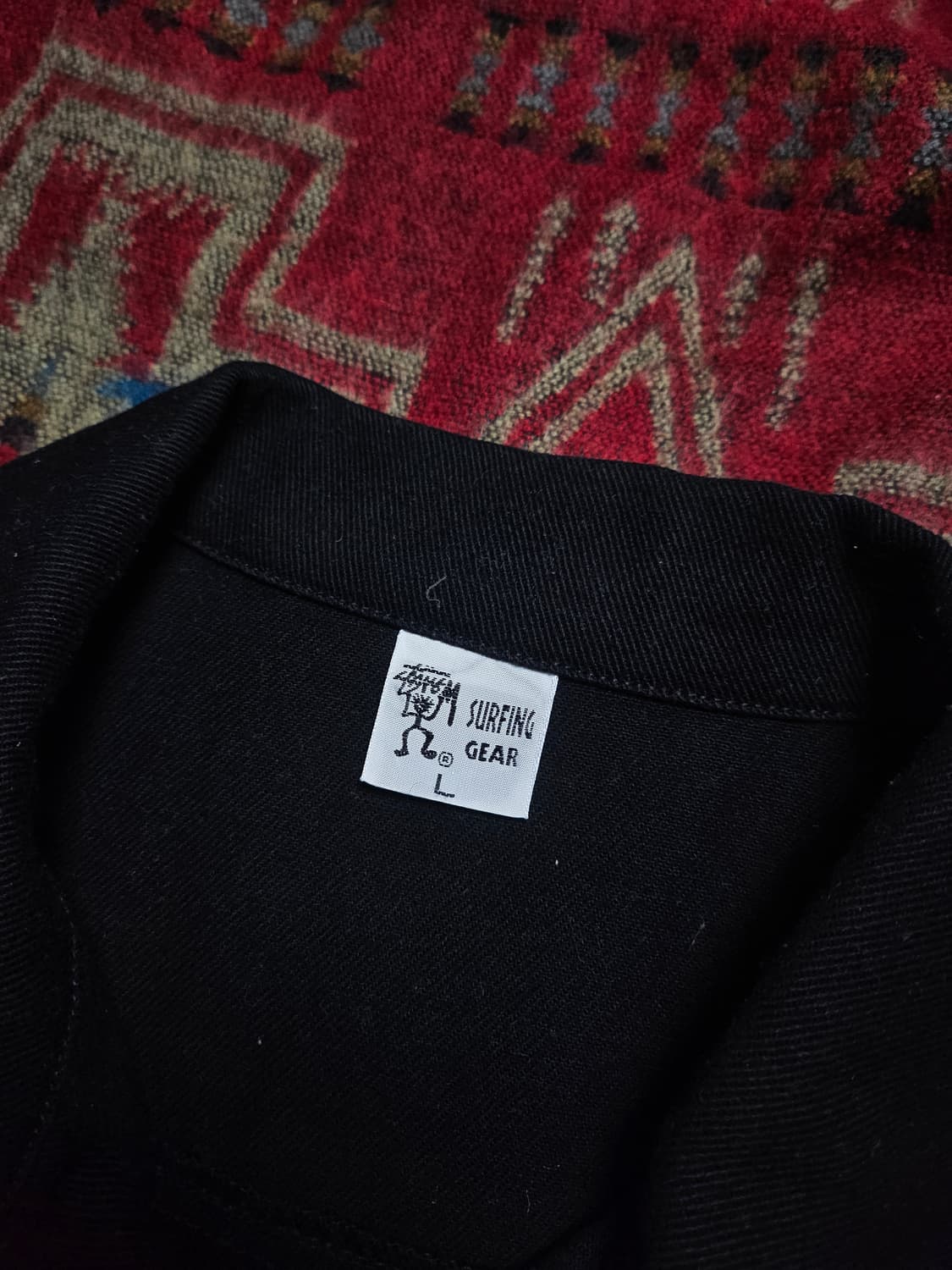 스투시 서핑기어 90s 데님 베스트 L 상품이미지3