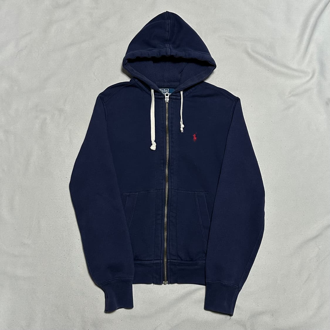 M 폴로랄프로렌 네이비 기모 후드 집업  상품이미지2
