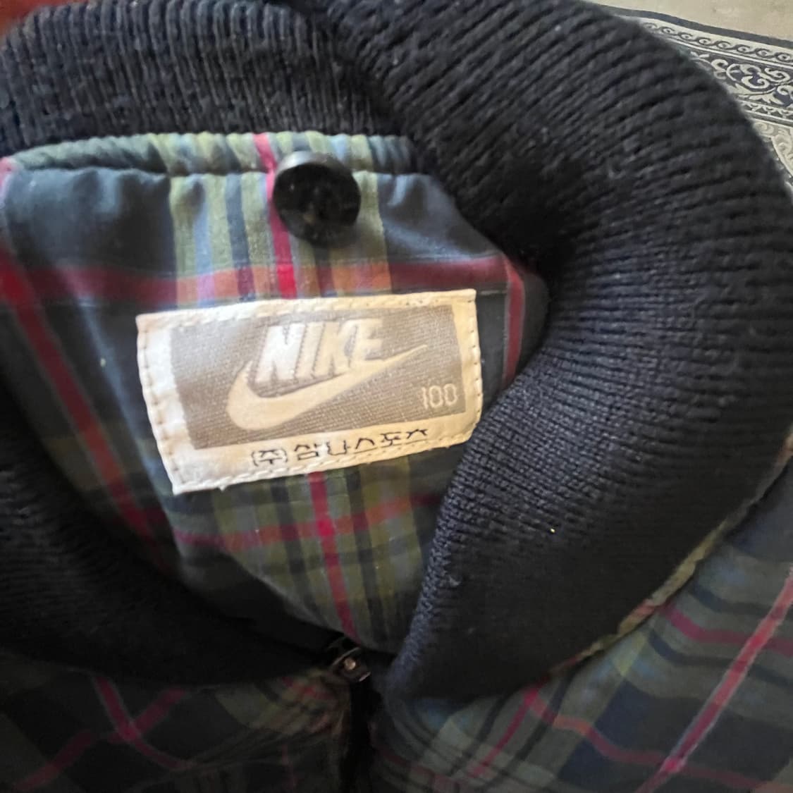 100 90s 나이키 체크 패딩/W2202 상품이미지4