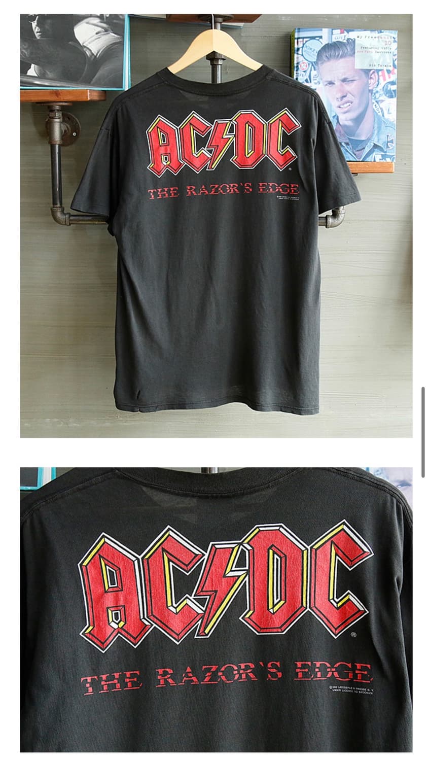 ACDC 90s 락밴드티 상품이미지4