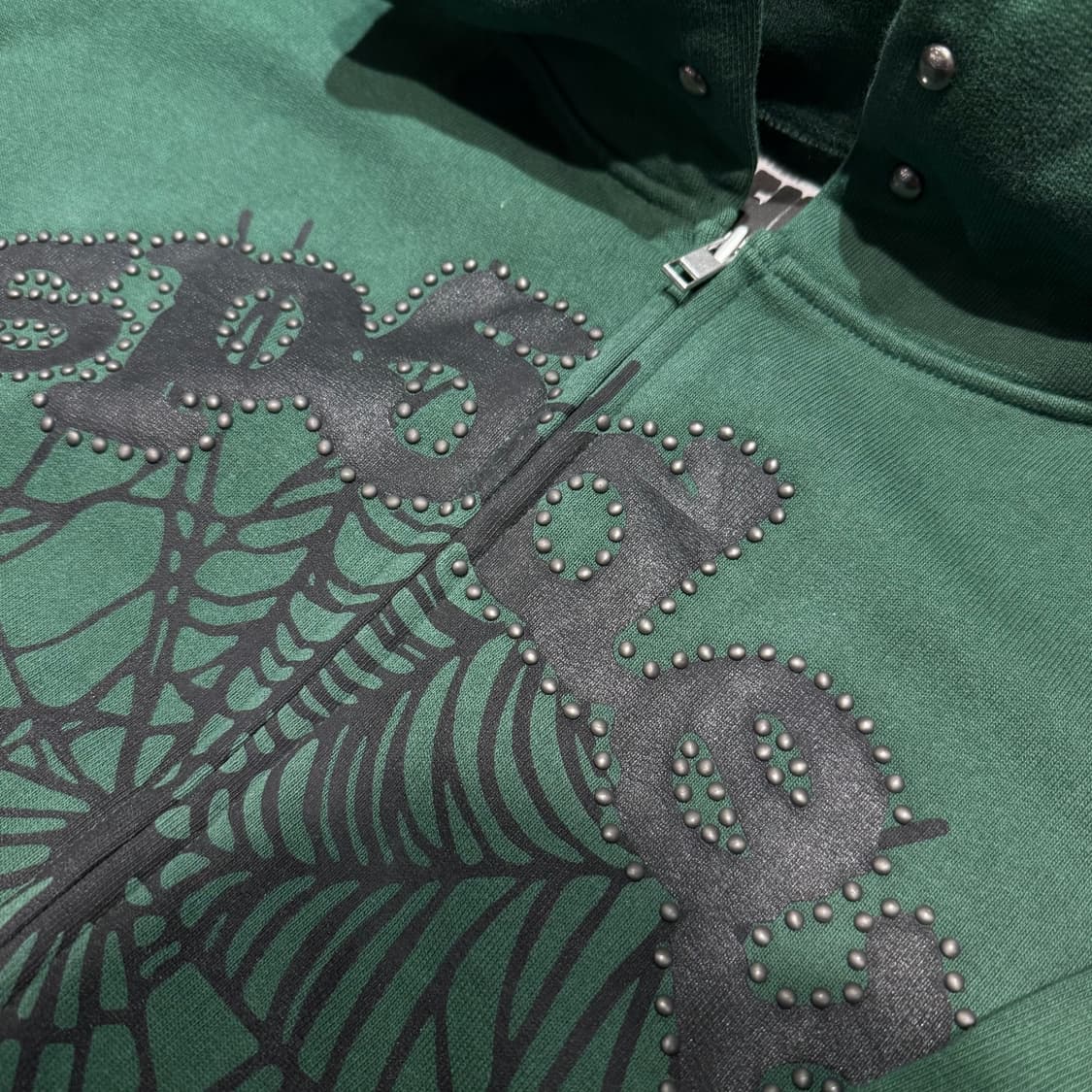 SP5der 스파이더 후드집업 OG Studded Zip Hoodie 상품이미지2