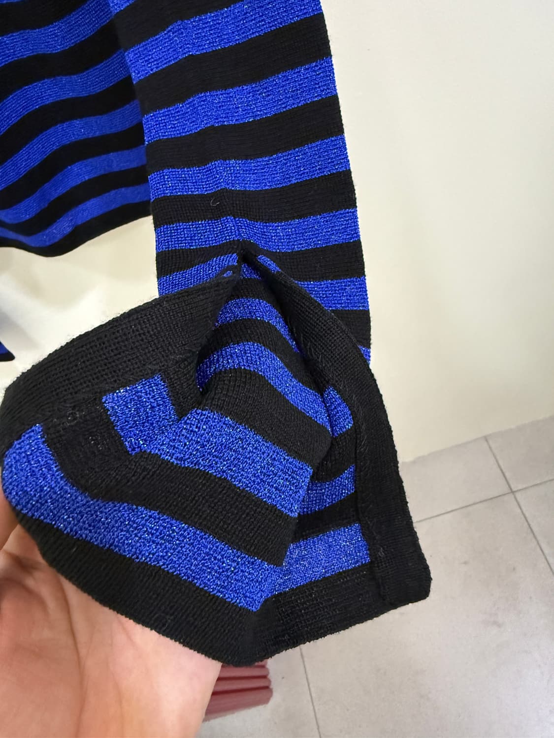 럭키슈에뜨 스트라이프 니트(정품) 상품이미지3