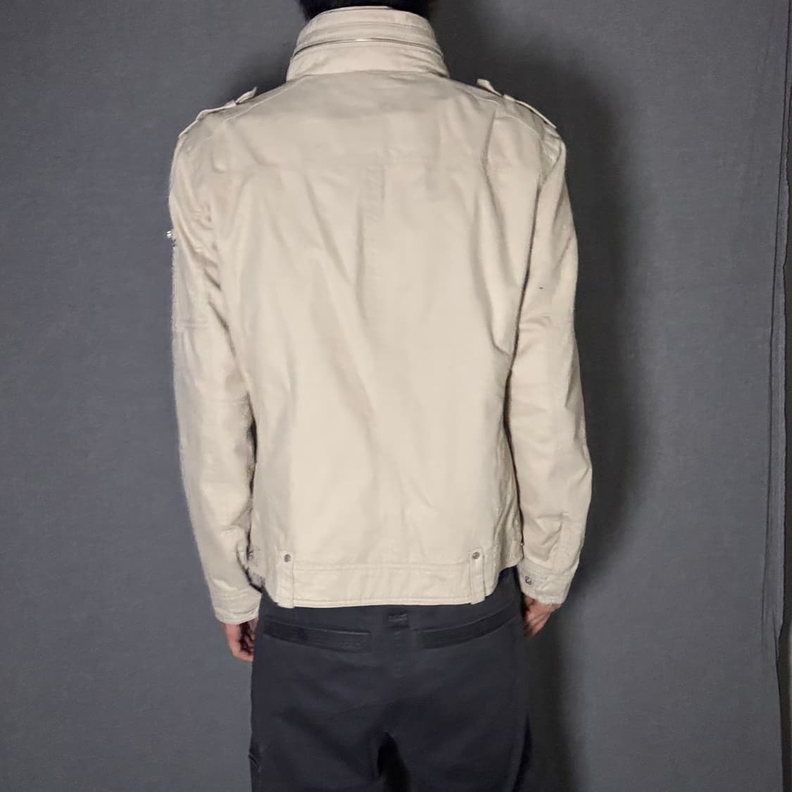버커루 라이더 자켓 아이보리 상품이미지6