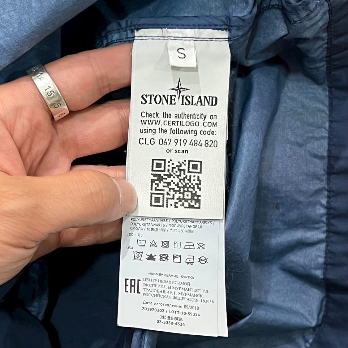  스톤아일랜드 naslan 맥코트 y13993 상품이미지8