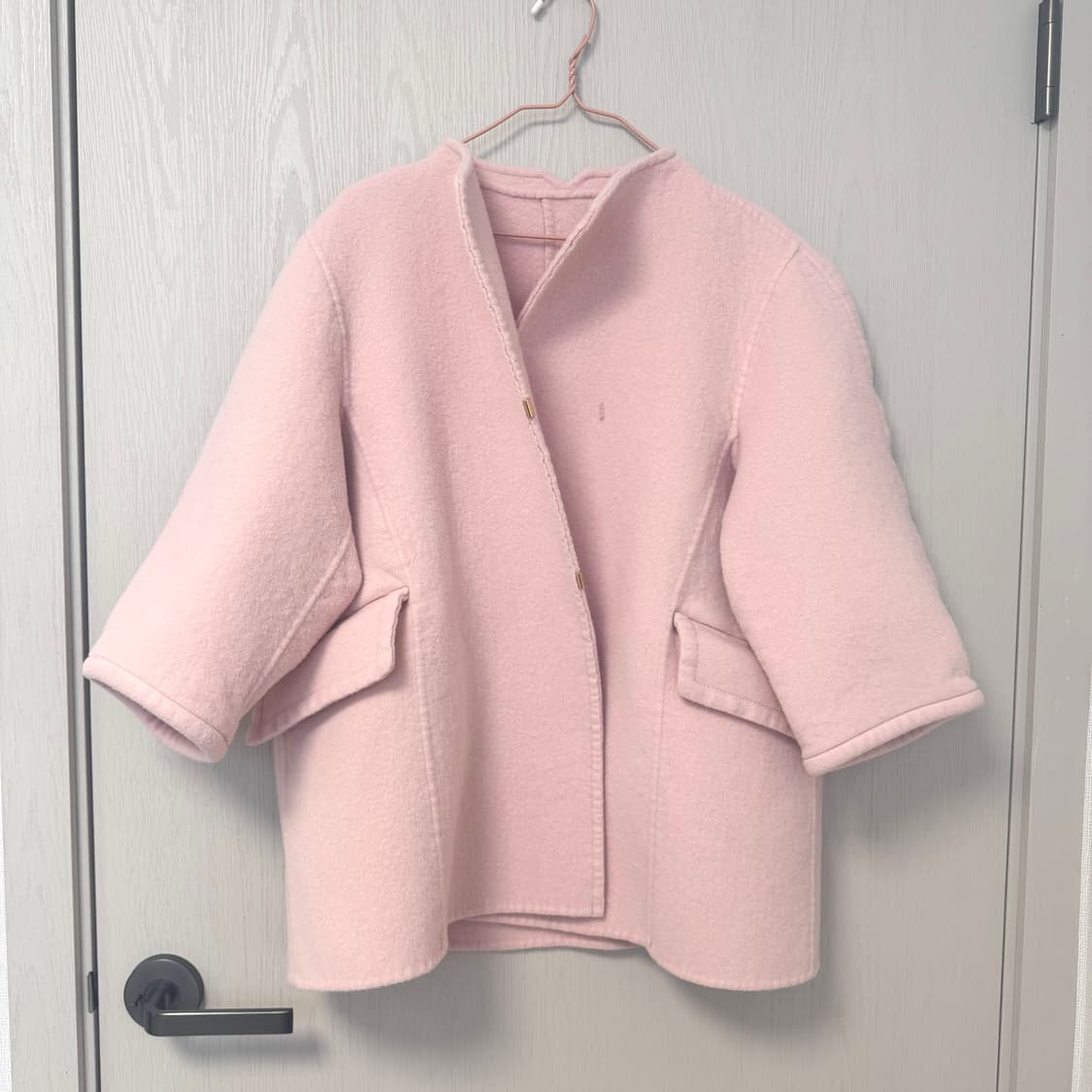 존스 jons 울 핑크 코트 (정가 66만) 상품이미지8