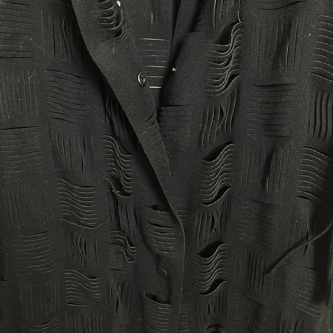 Paskal 파스칼 레이저 컷아웃 프린지 롱코트 M 상품이미지7