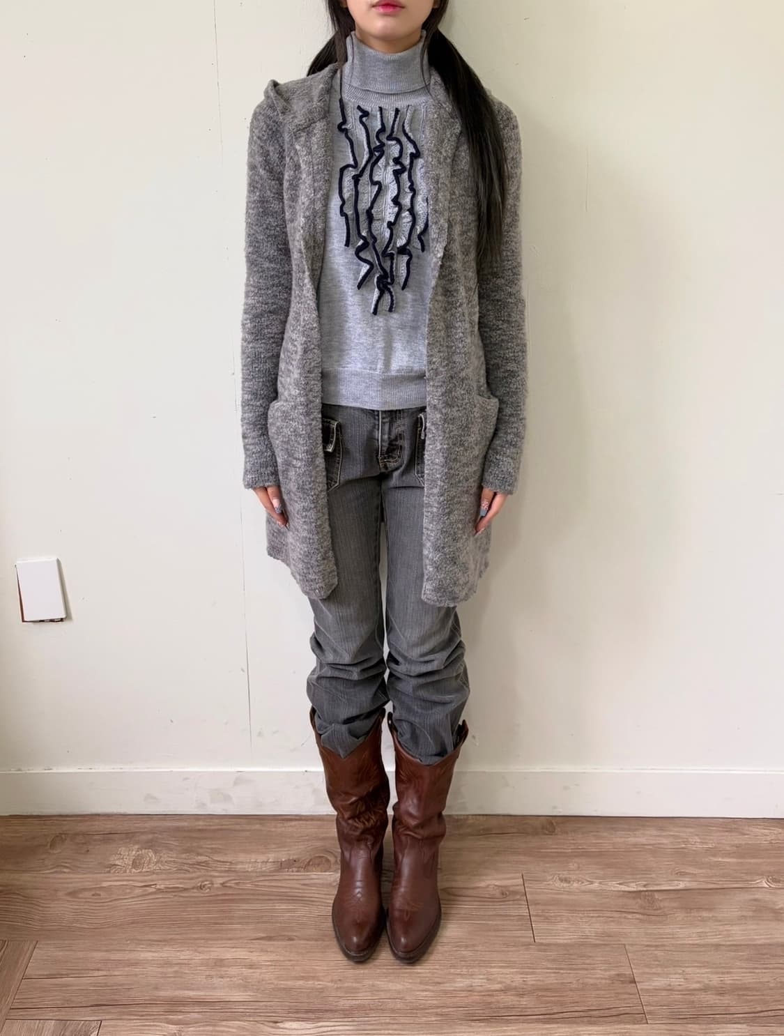 GAP 알파카 후드가디건 상품이미지7