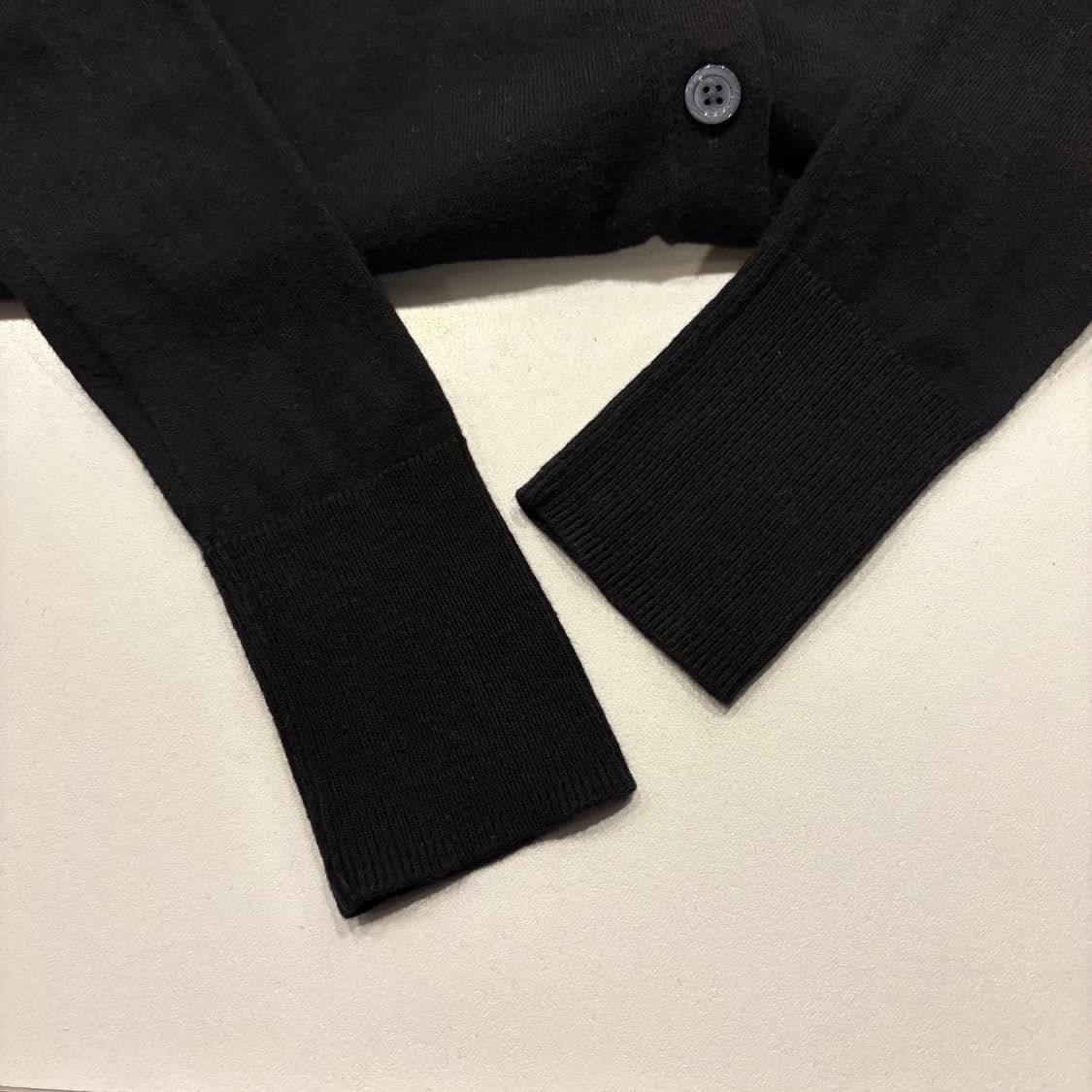 [XS] 폴로 랄프로렌 큐알 피마코튼 블랙 니트 가디건 D25 상품이미지8
