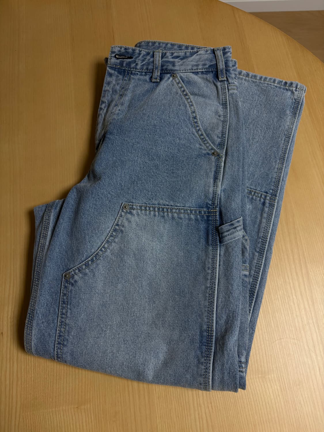 디스이즈네버댓 페이디드 카펜터 올리브 S +워시드블루 S 상품이미지5