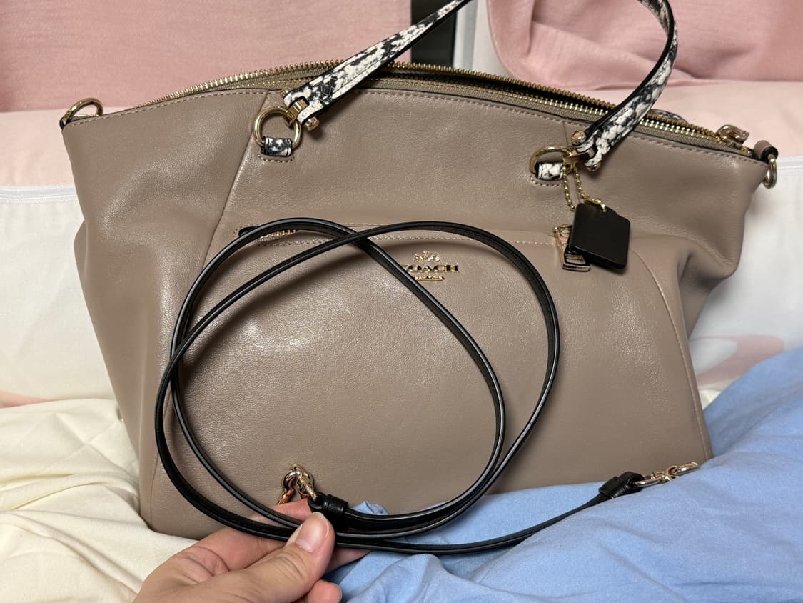 코치 토트 크로스백 베이지 상품이미지6