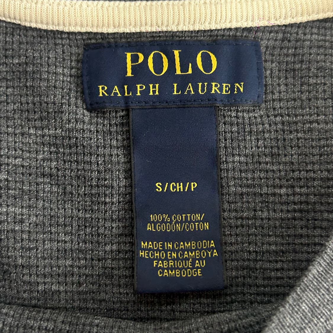 Polo 폴로 화이트 포니 그레이 와플 니트 상품이미지5