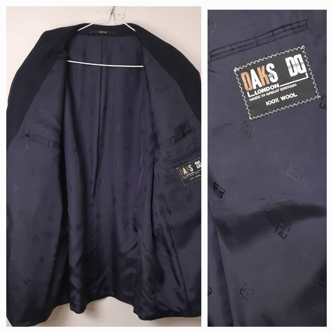 닥스 영국산 금장 더블 브레스티드 울 블레이져 42/105 상품이미지6
