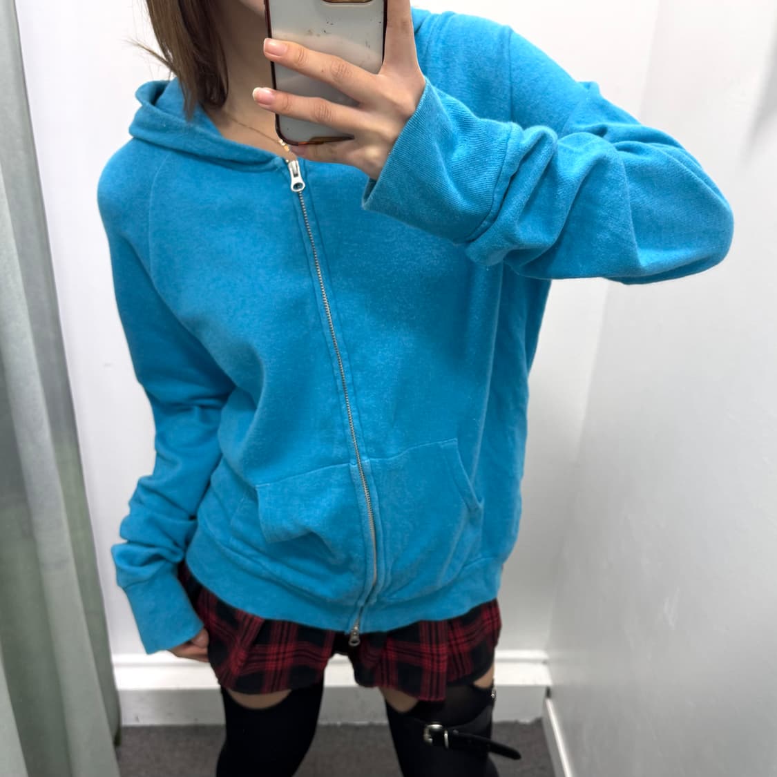 어반 리서치 도어스 블루 투웨이 후드집업 상품이미지3