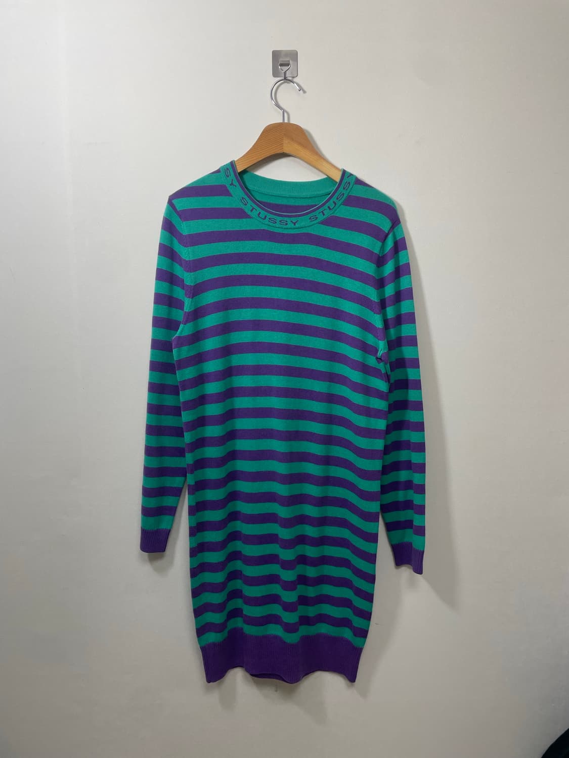 스투시Stussy Y2K니트 원피스 Free - K46 상품이미지1