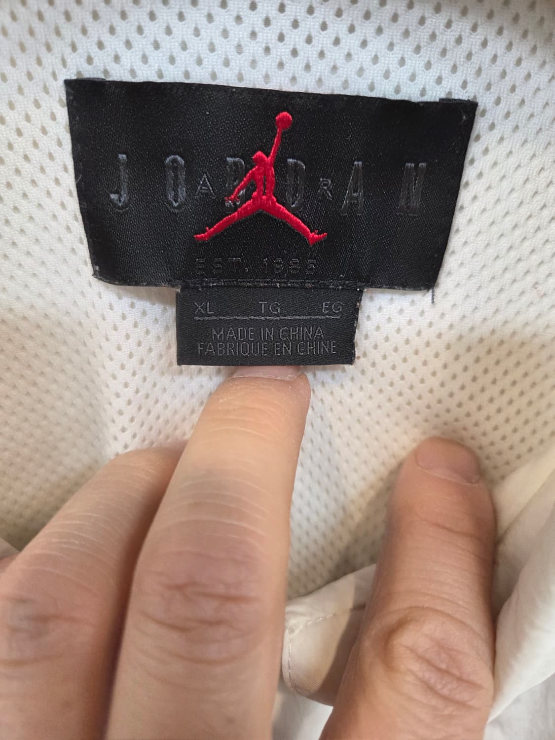 조던 와이낫 제로노이즈 우븐 코치자켓 xl 상품이미지3