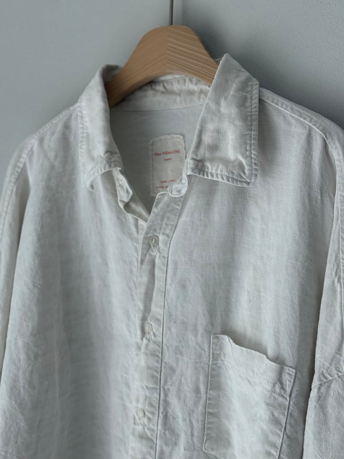 Chez vidalenc - antique linen shirt axl 상품이미지4