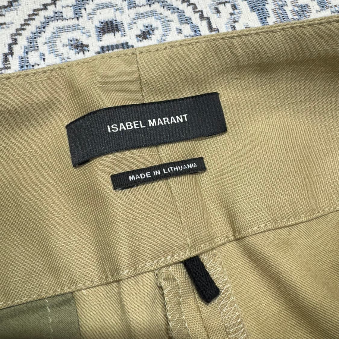 **ISABEL MARANT 베이지 코튼 혼방 스커트** 상품이미지6