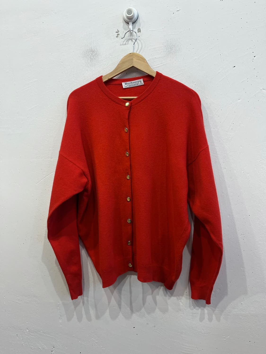 버버리 램스울 금장 가디건 Made in SCOTLAND 상품이미지1