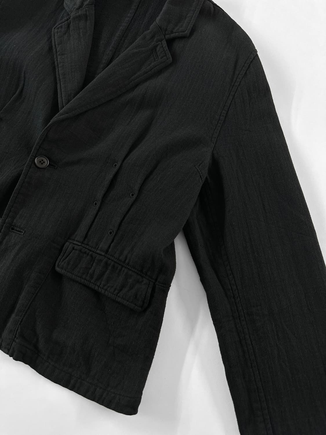 90~00s 플랜테이션 바이 이세이미야케 언더스테이티드 헤링본 자켓 상품이미지5