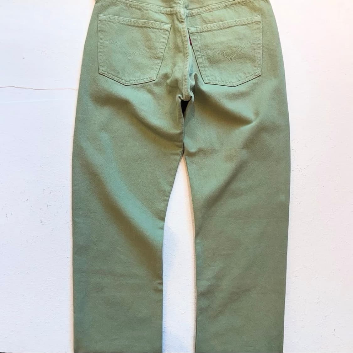 90's 리바이스 501 모스그린 데님진 상품이미지6