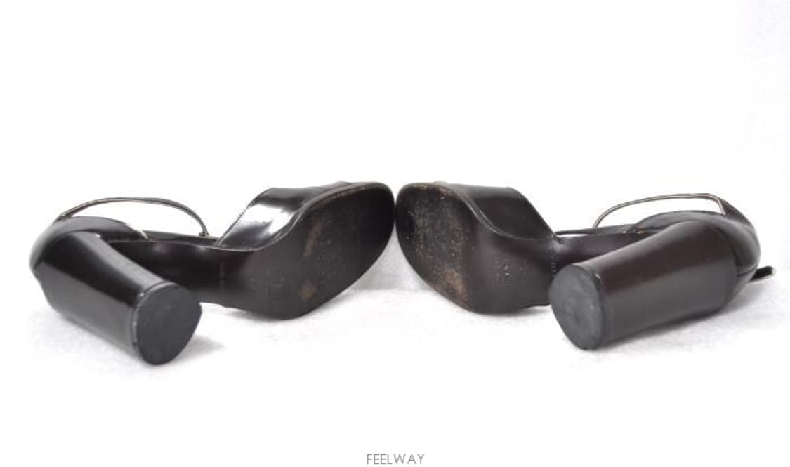 프라다/여성에나멜스트랩통굽구두(사이즈220)정품 상품이미지6