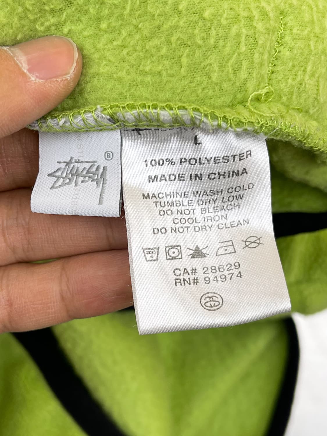 스투시 스탁 로고 폴라 플리스 상품이미지8