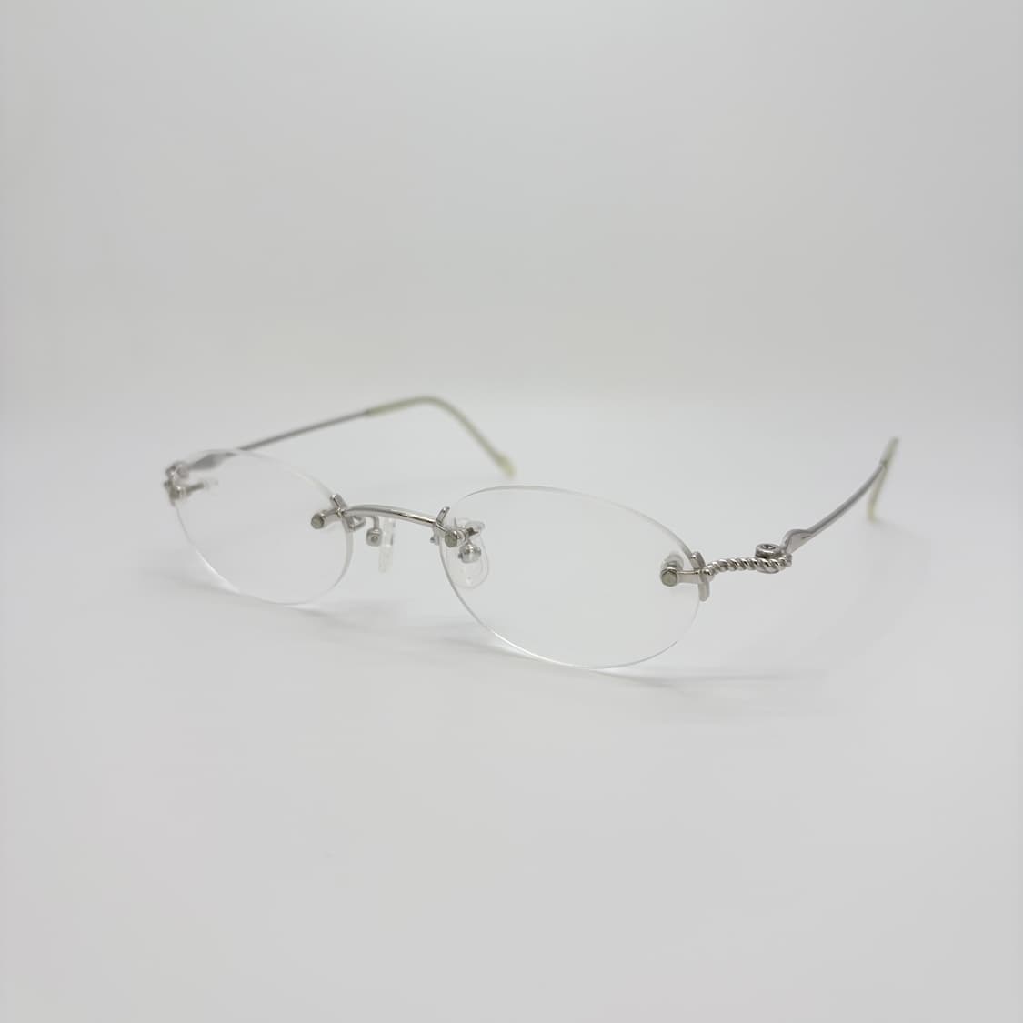 서전 CARINO 실버 오벌 무테 상품이미지1