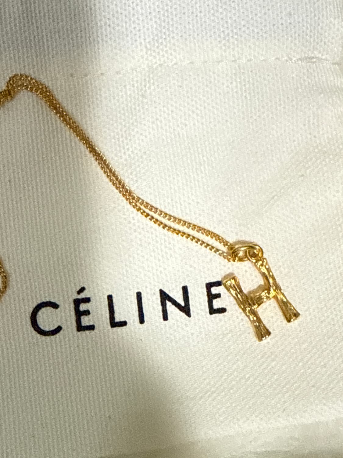 CELINE 셀린 알파벳 목걸이(H) 상품이미지5