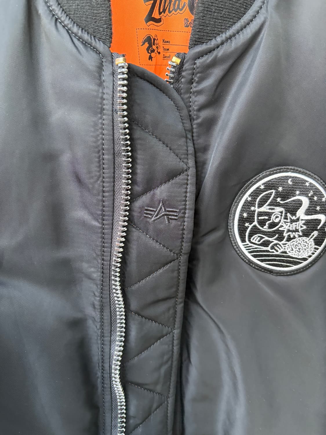 알파 x JESSE (일본 밴드 멤버) ma-1 자켓 상품이미지6