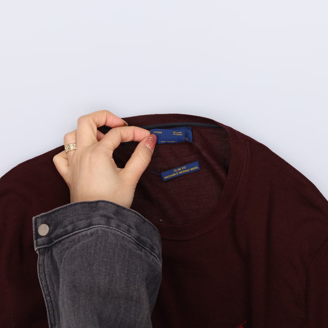 [M] 폴로 랄프로렌 자수 크루넥 울 니트 0106J 상품이미지4