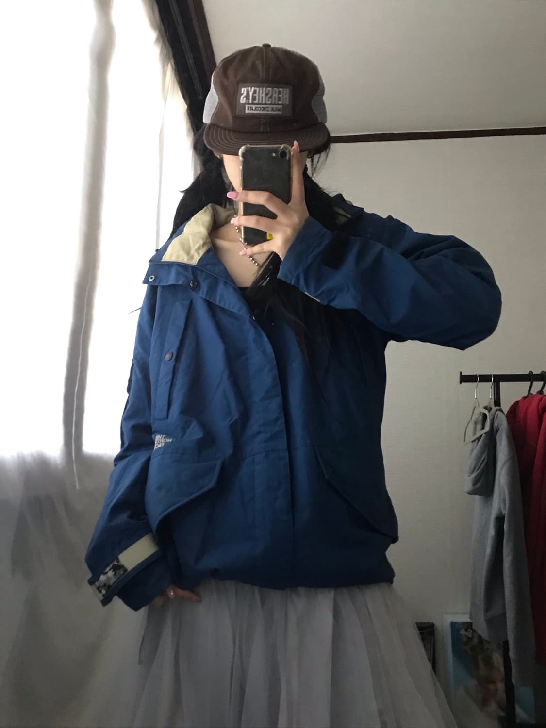 노페 블루 윈드브레이커 상품이미지4