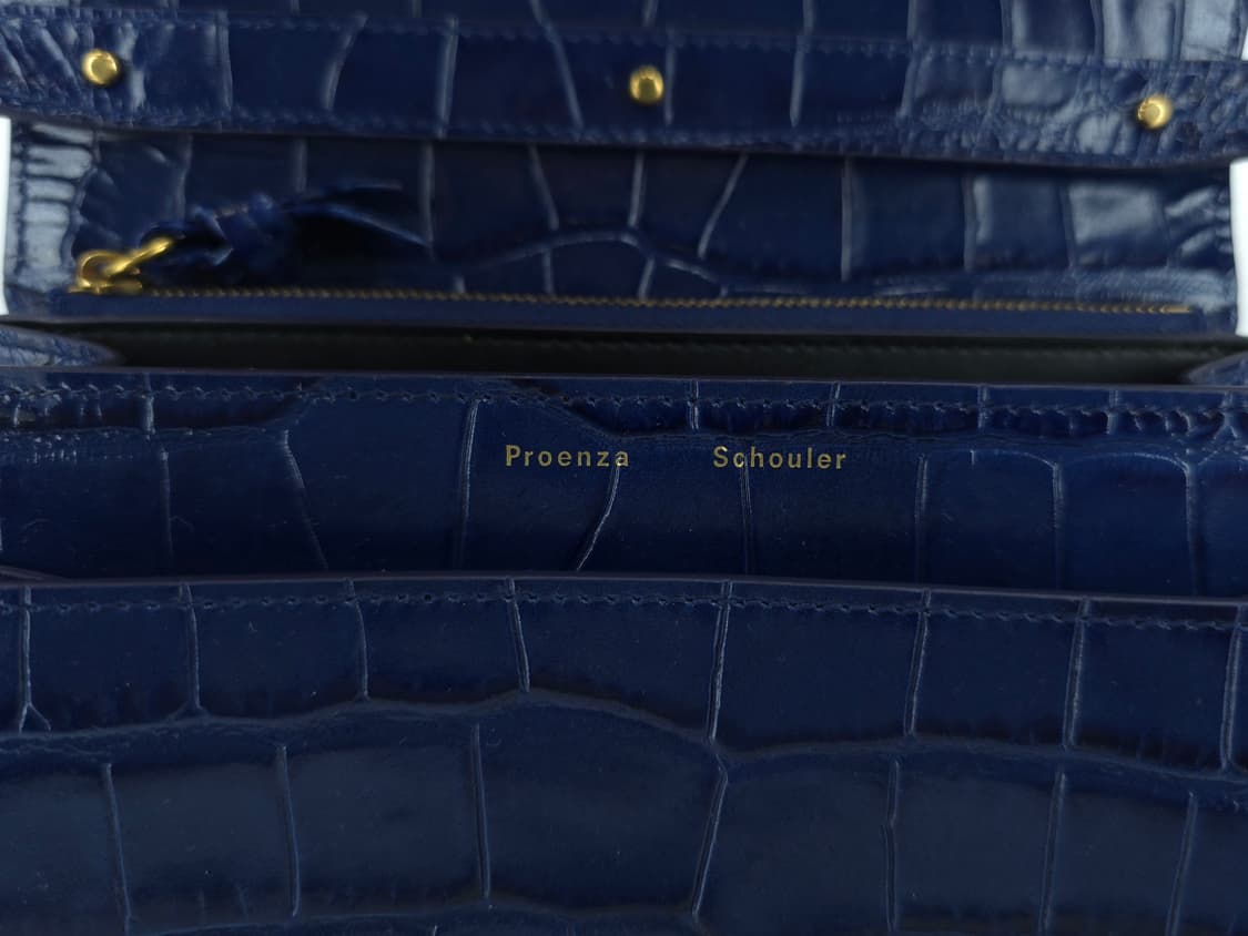 프로엔자슐러 dia day 디아 데이 크로커다일 크로스바디백 네이비
 상품이미지9