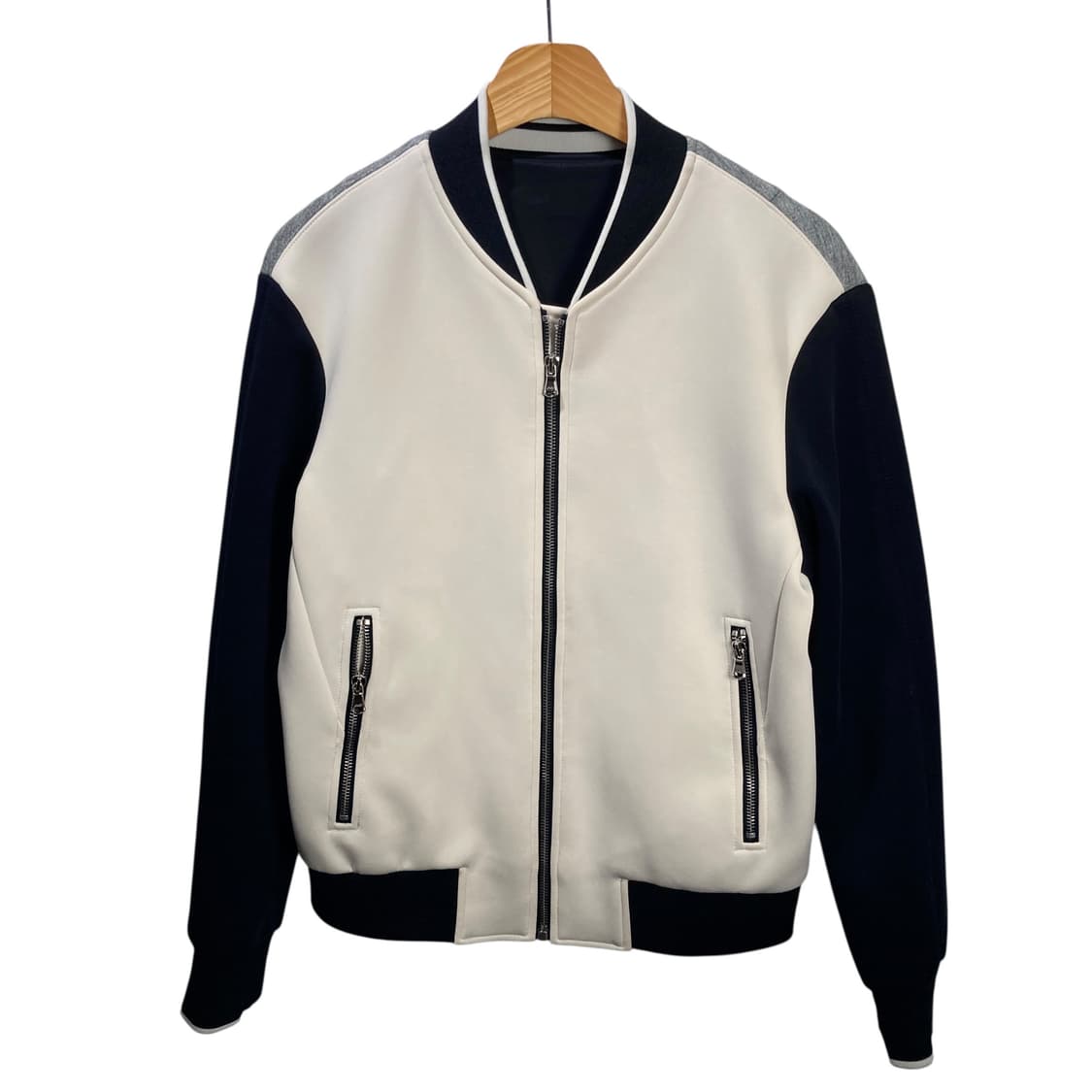 솔리드옴므 배색 네오프랜 자켓 상품이미지2