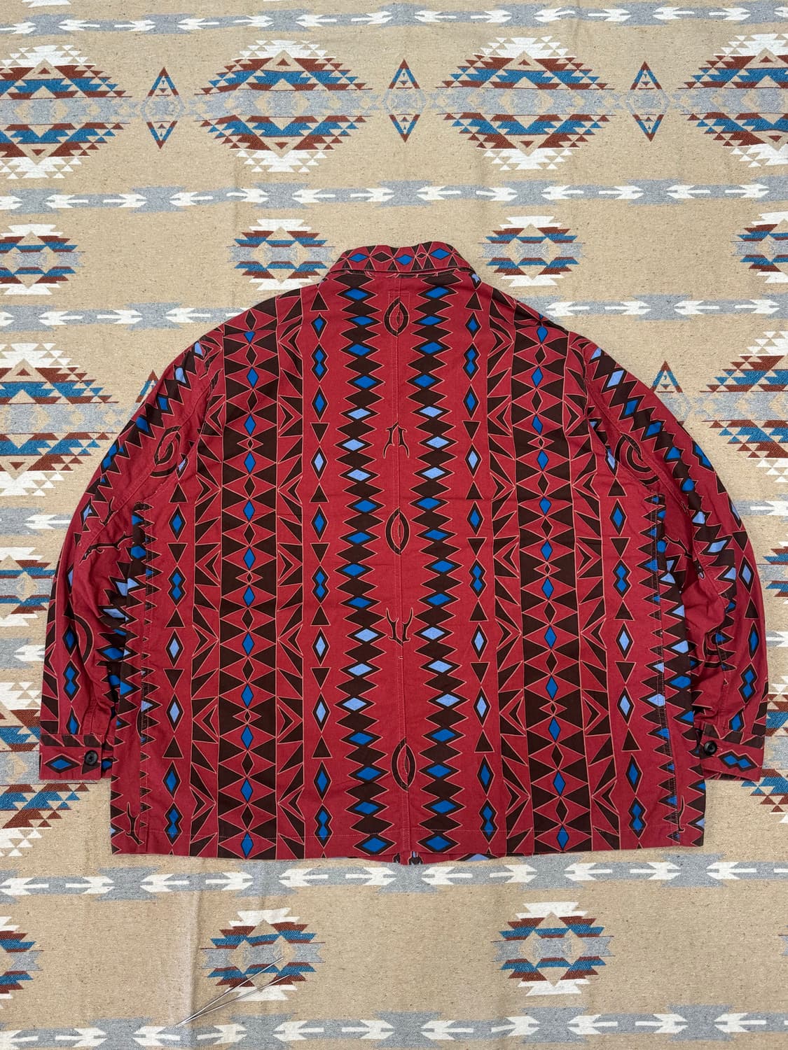 [M][100-105] 남이서팔 헌팅 플란넬 커버올 레드  상품이미지5