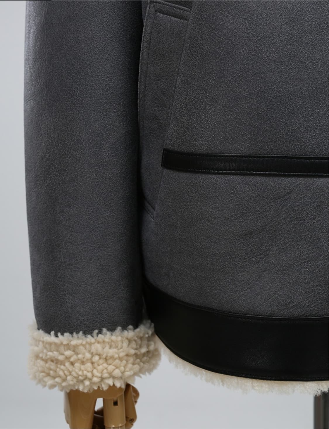 Real LambSkin - Crack Leather Mustang 상품이미지3