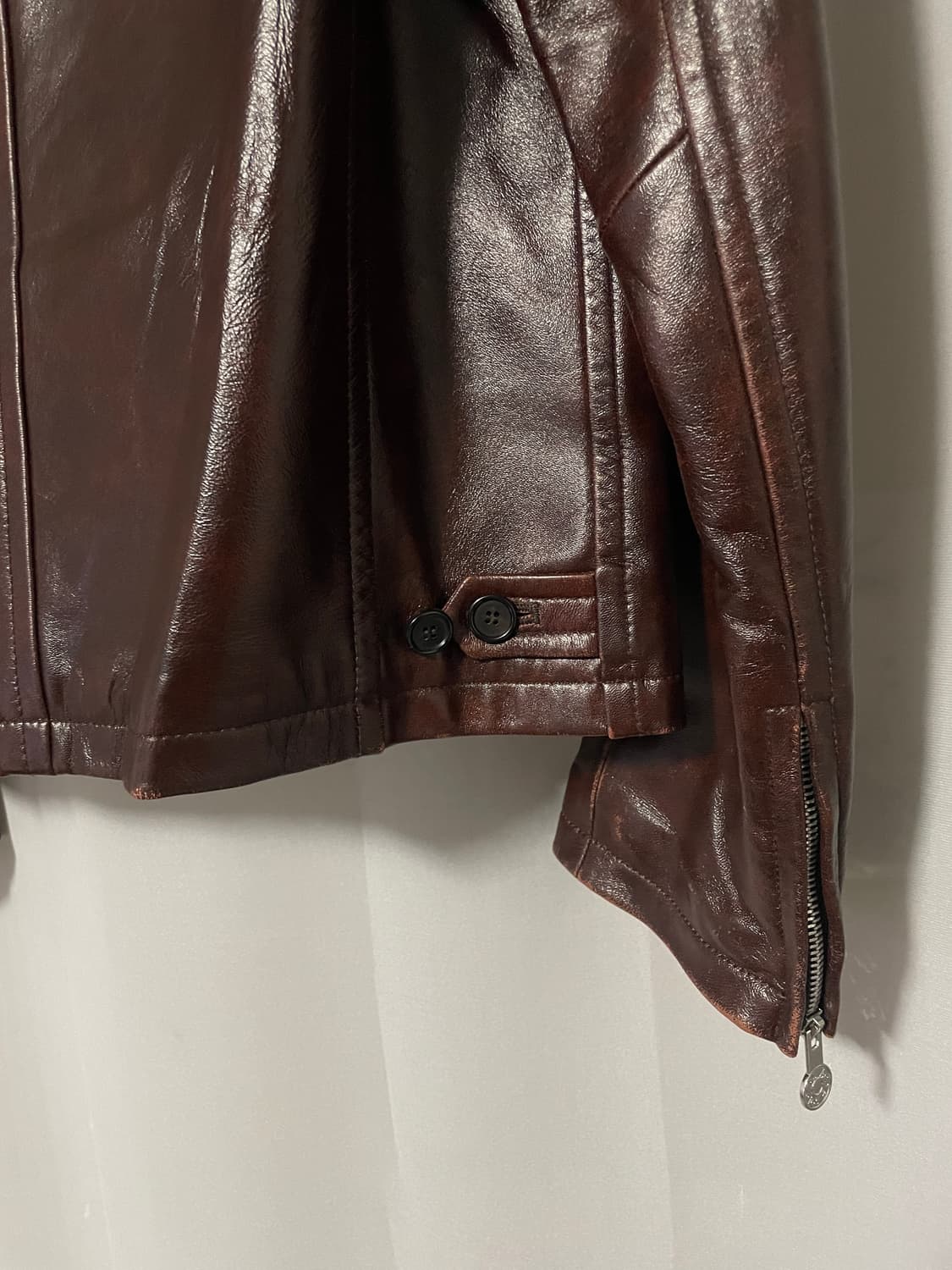 [44] 아크네스튜디오 양가죽 레더자켓 상품이미지4