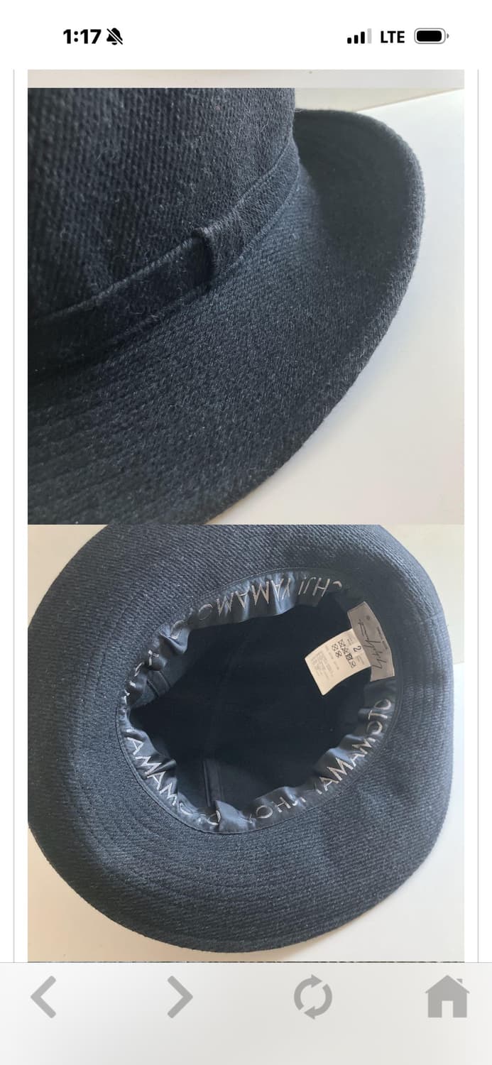 Yhoji Yamamoto pour homme 모자 상품이미지2