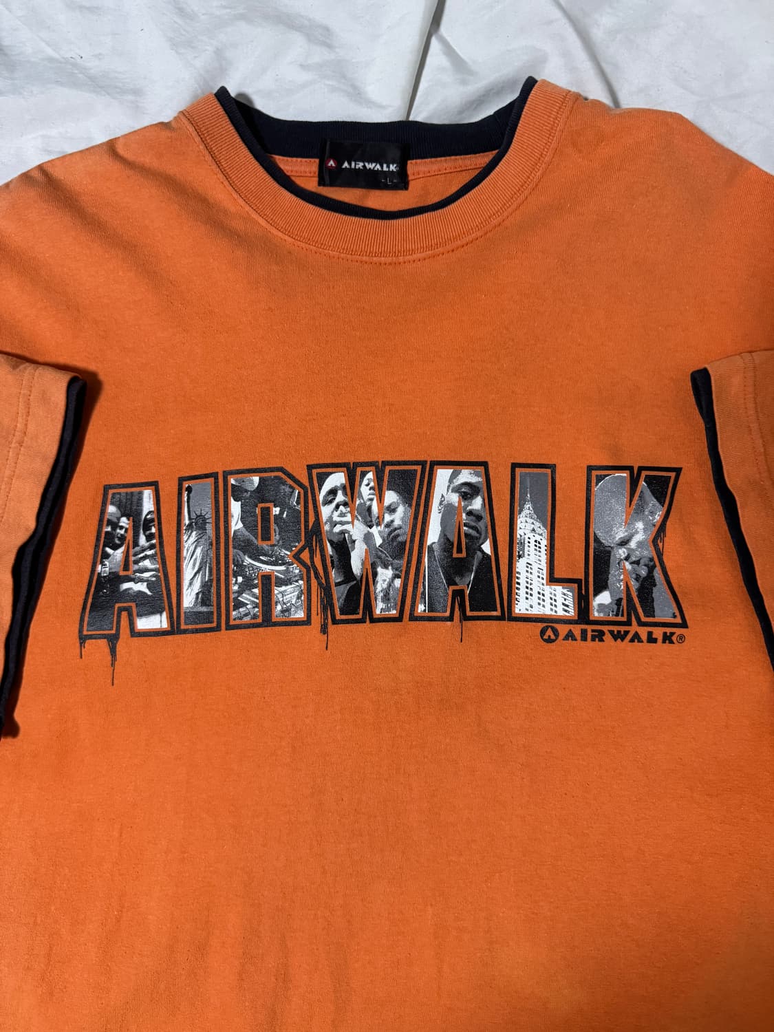 에어워크 그래픽 레이어드 티셔츠 스트릿 스케이트보드 y2k 상품이미지1