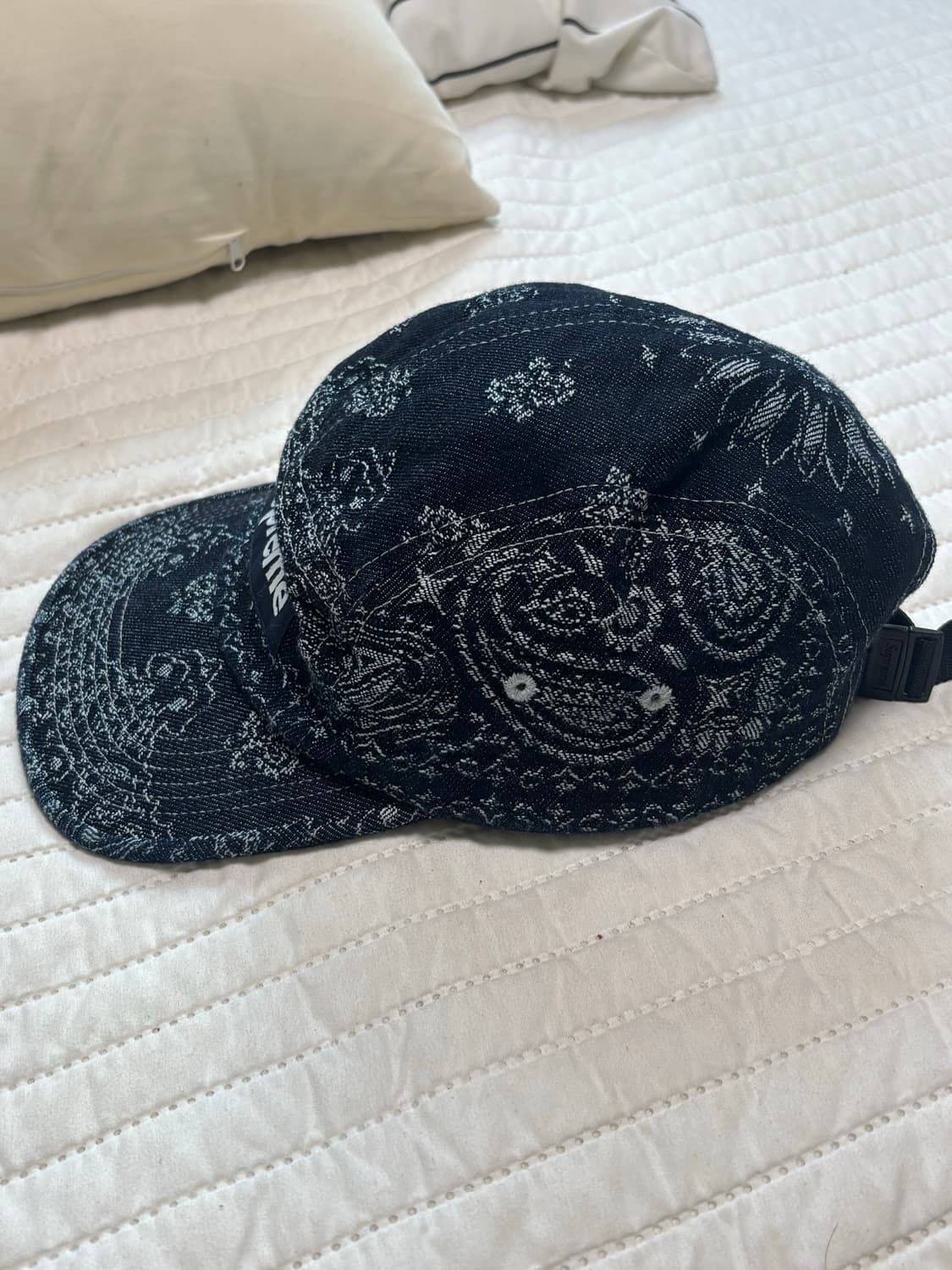 슈프림 반다나 자카드 데님 캠프캡 25ss 상품이미지3