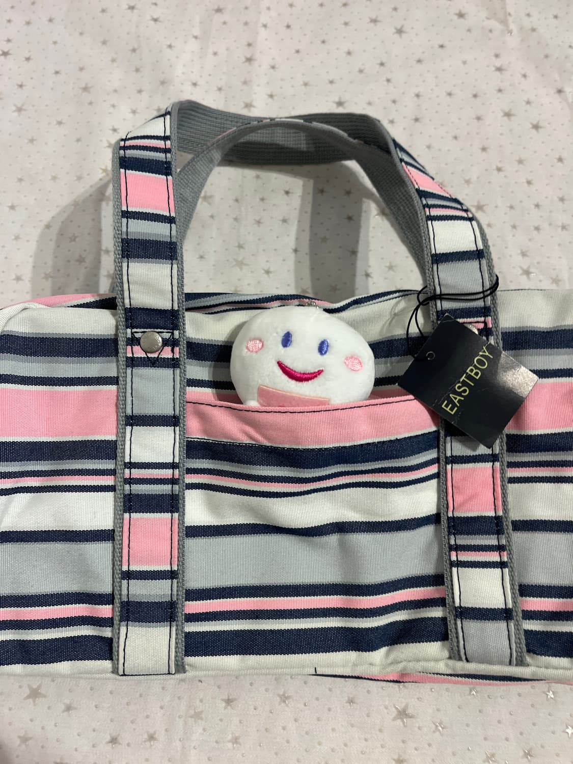 이스트보이 스트라이프 핸드백 🍬 상품이미지3