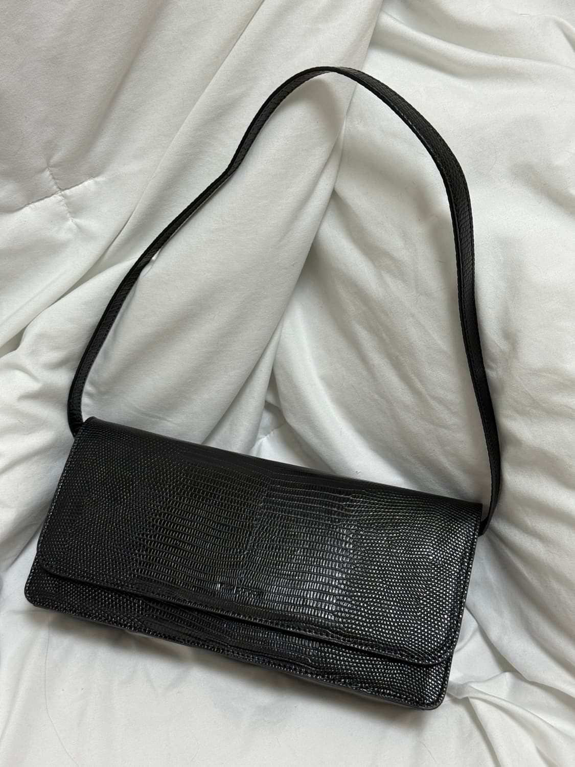 파인드카푸어 패티백26 리자드블랙 상품이미지1