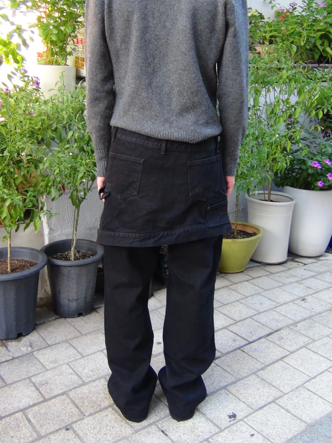 앤더슨벨 스커트 랩 데님 팬츠 31 상품이미지1