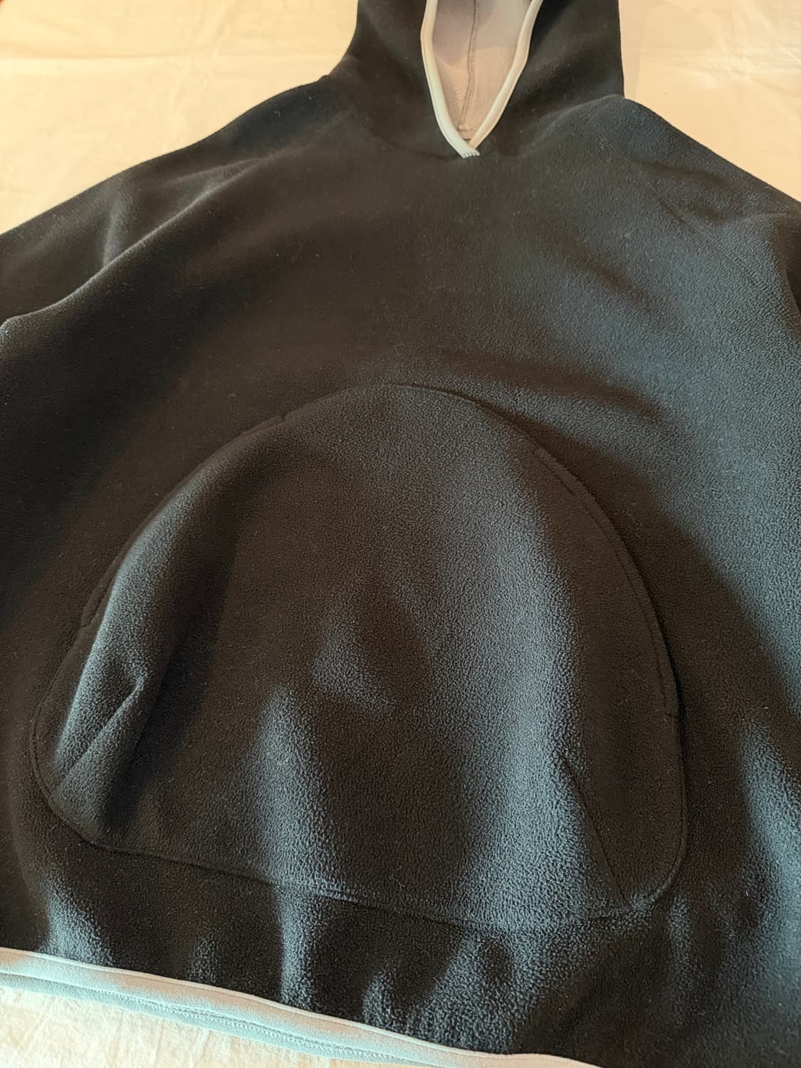 90s 폴로 스포츠 암로고 플리스 후드티 블랙 상품이미지2