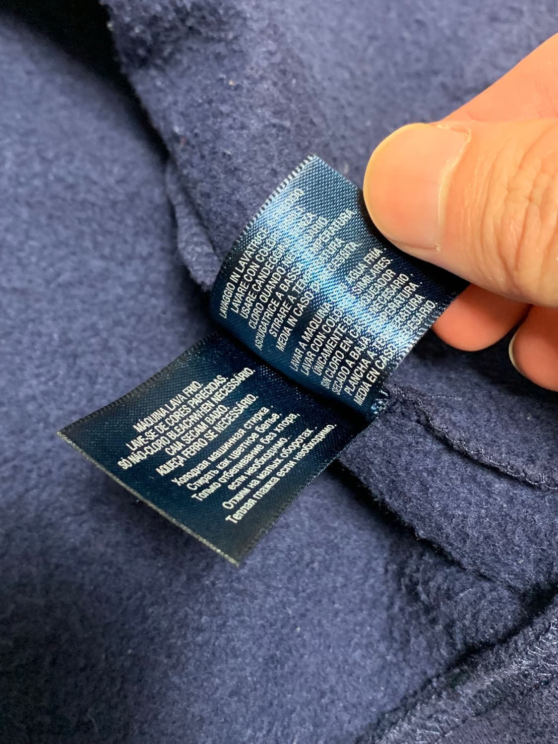 폴로 빅포니 후드집업 네이비 상품이미지7