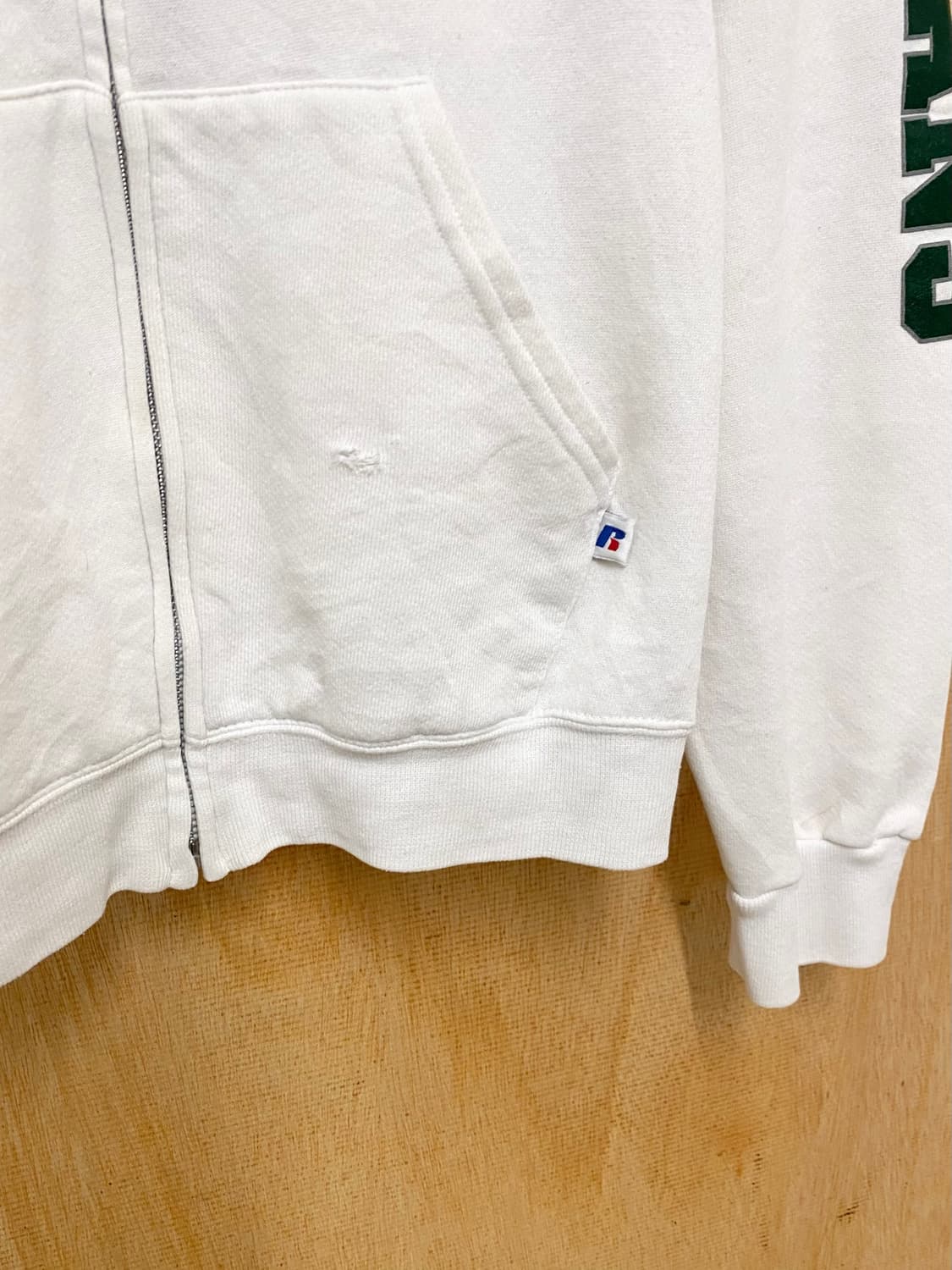 00s RUSSELL ATHLETIC college hood zip-up 상품이미지7