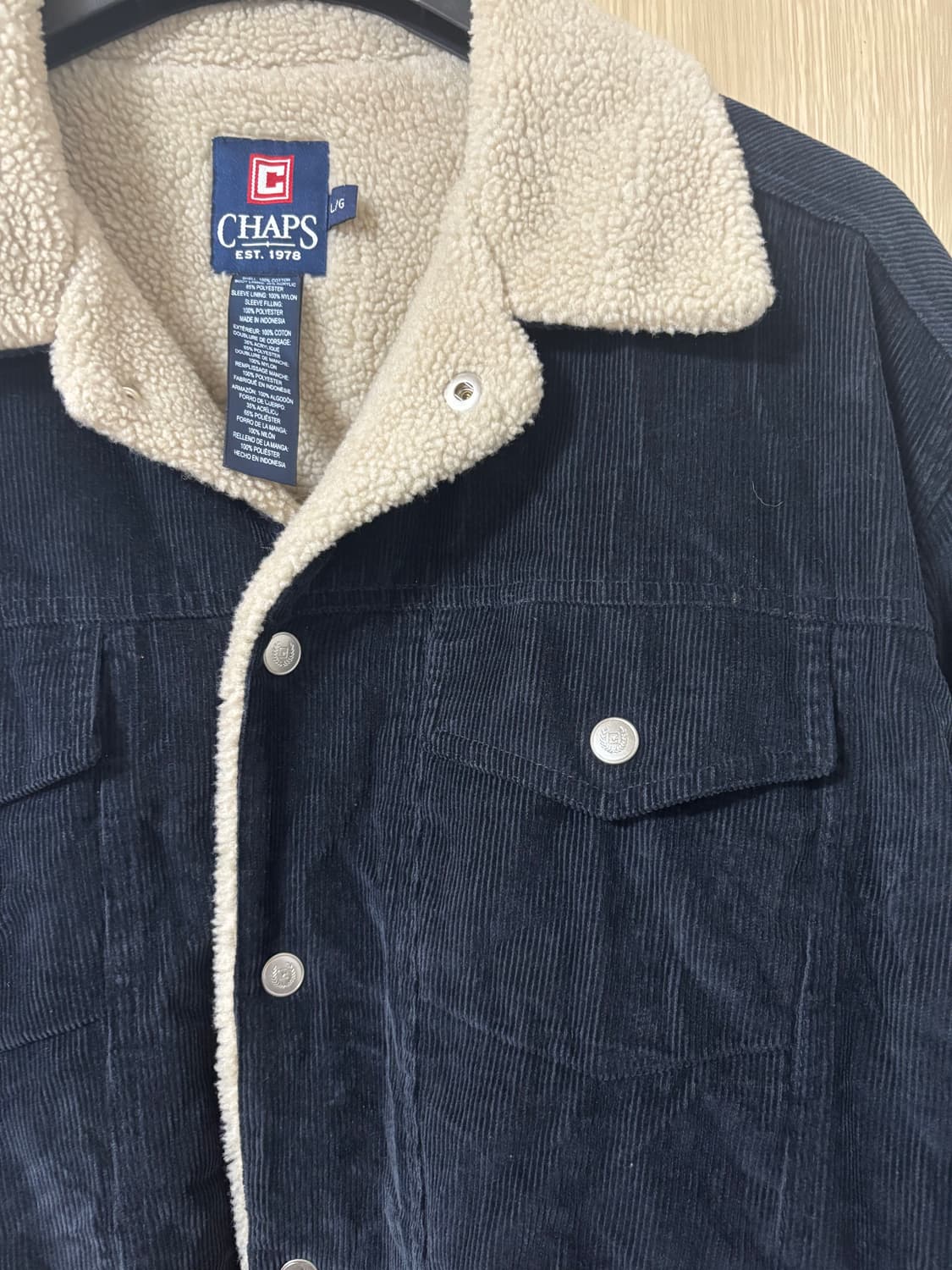CHAPS 랄프로렌 챕스 코듀로이 털 안감 자켓 상품이미지2